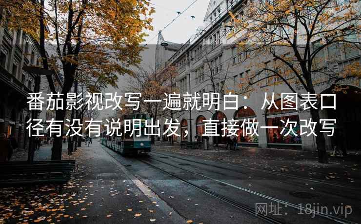 番茄影视改写一遍就明白：从图表口径有没有说明出发，直接做一次改写